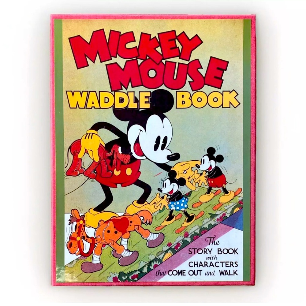 Mickey Mouse Waddle Book Collector’s Edition Unopened Contents 168/1,000